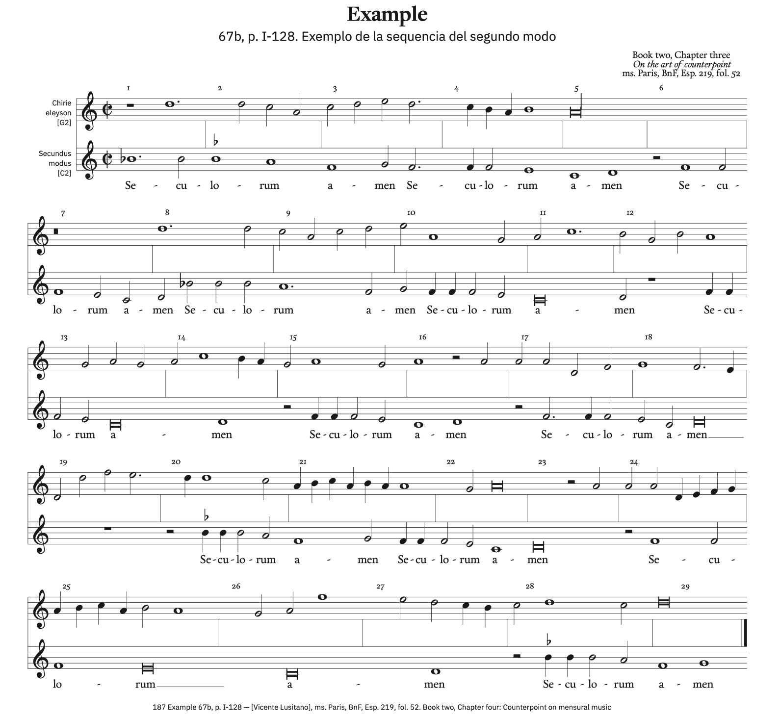187 Example 67b, p. I-128 &ndash; with ficta
