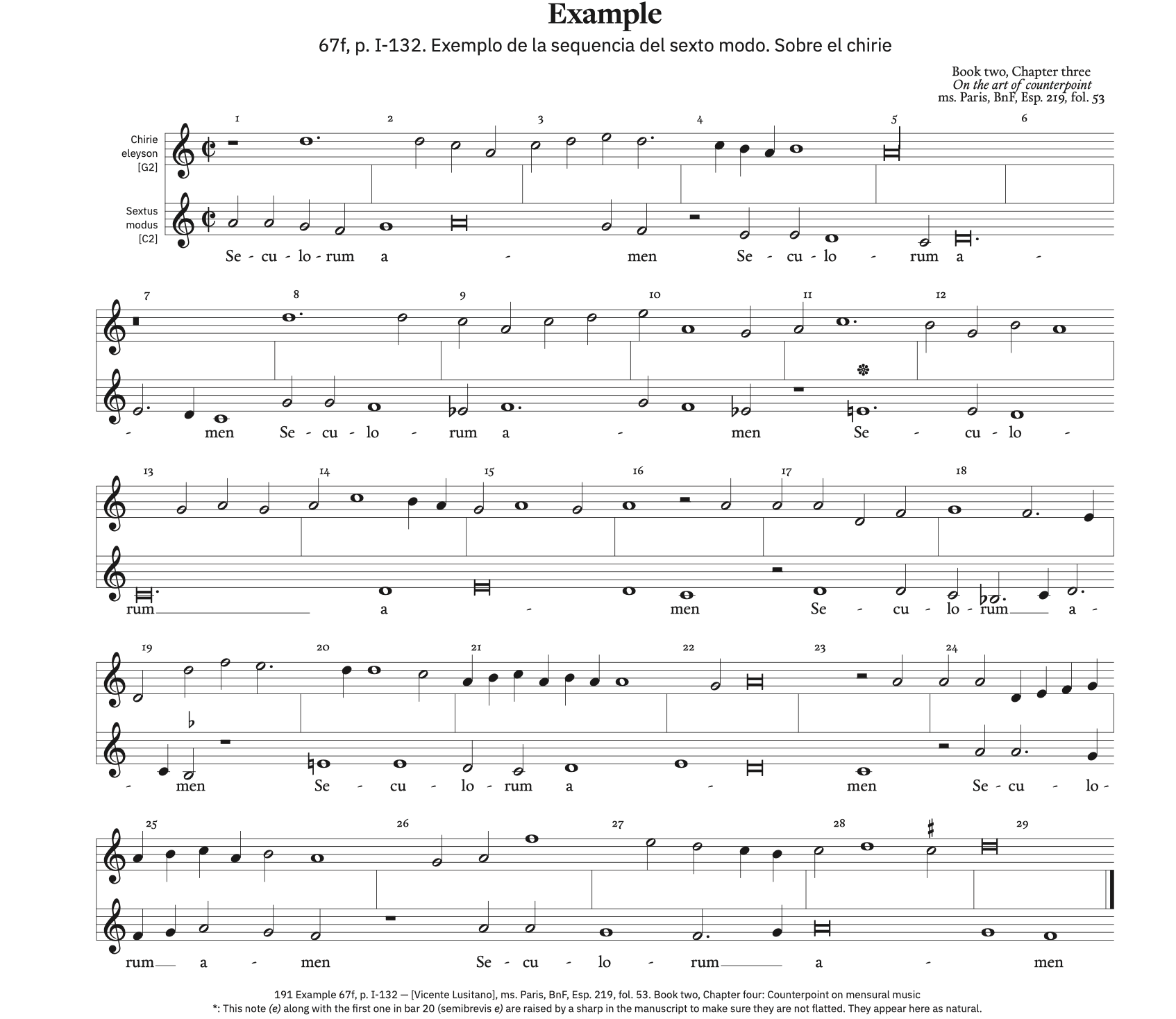 191 Example 67f, p. I-132 &ndash; with ficta