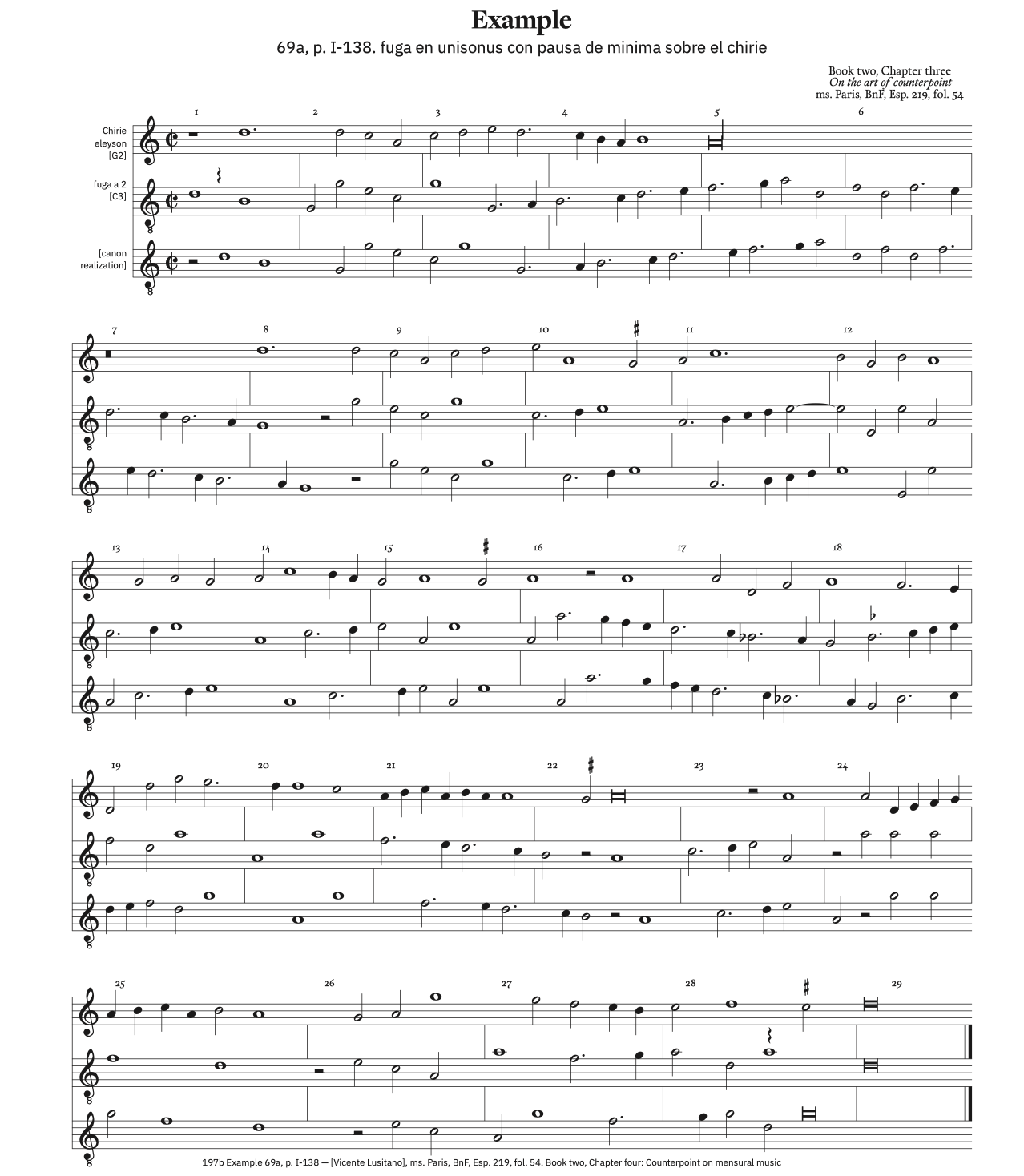 197b Example 69a, p. I-138 &ndash; with ficta and canon resolution