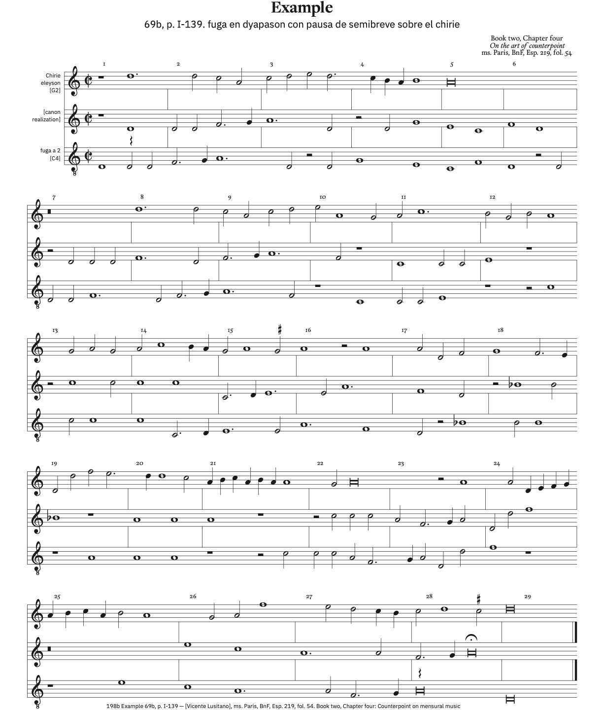 198b Example 69b, p. I-139 &ndash; with ficta and canon resolution