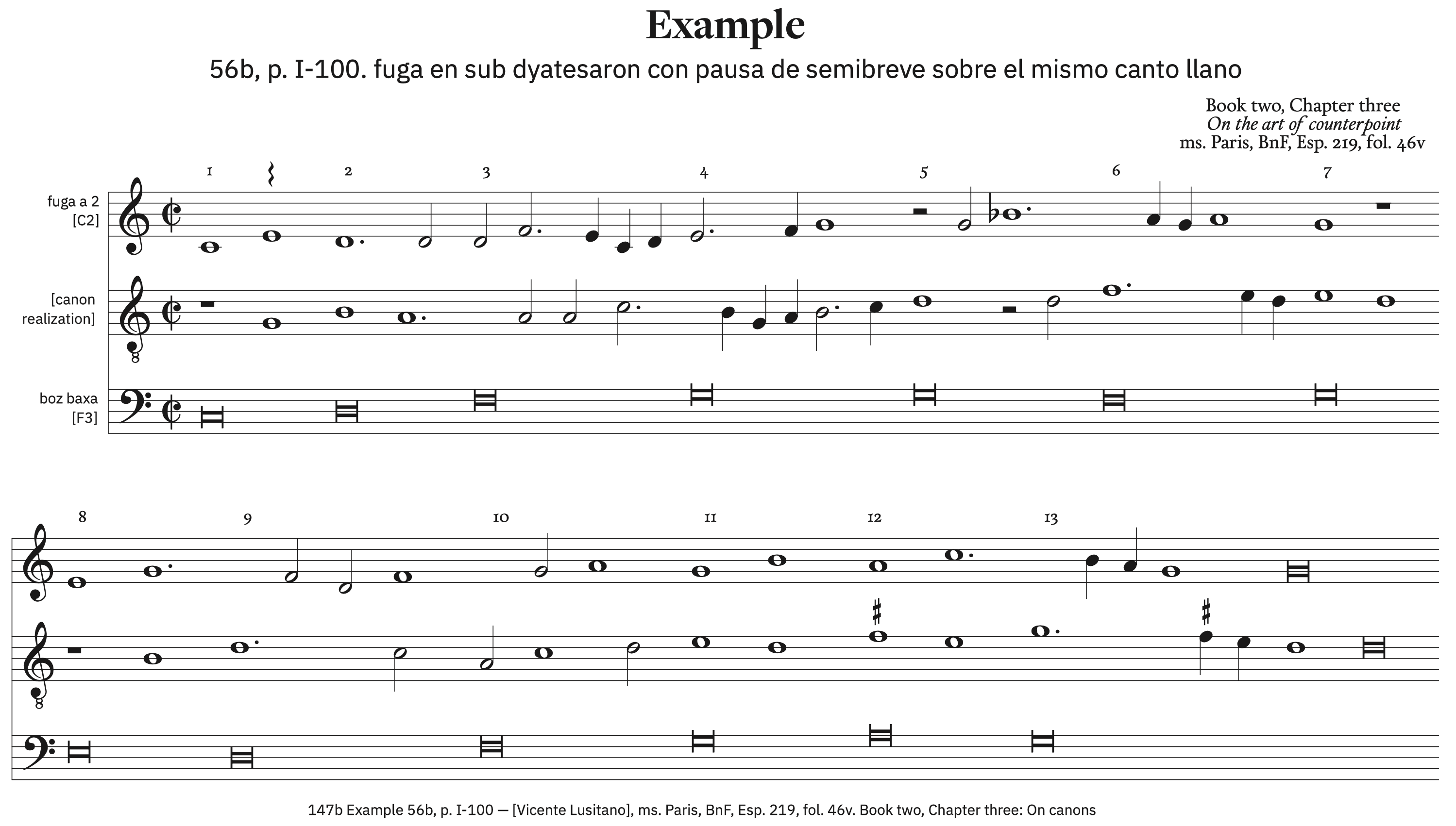 147b Example 56b, p. I-100 &ndash; with ficta and canon resolution