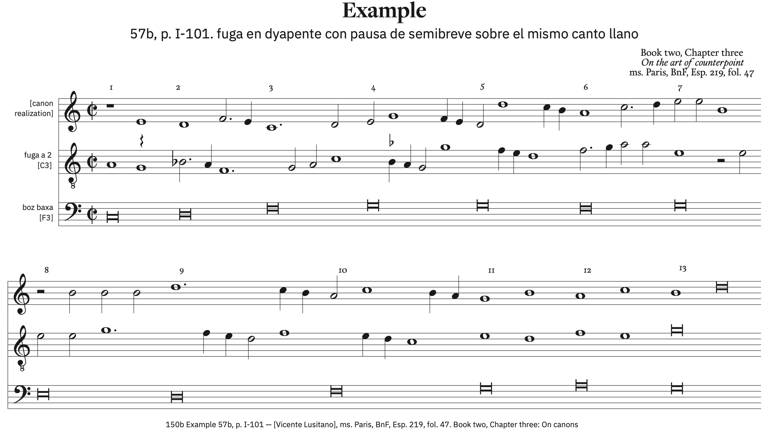 150b Example 57b, p. I-101 &ndash; with ficta and canon resolution