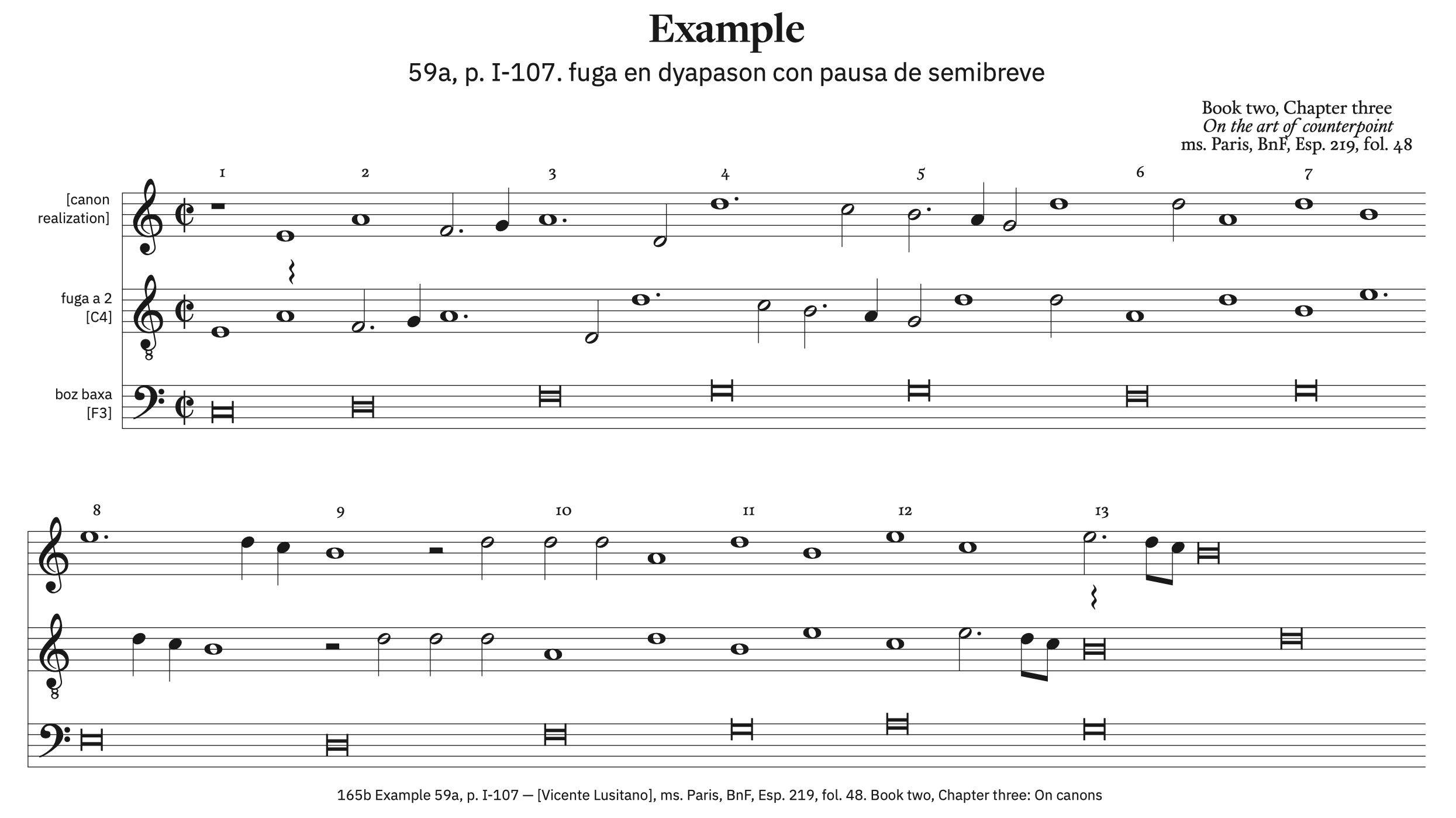 165b Example 59a, p. I-107 &ndash; with ficta and canon resolution
