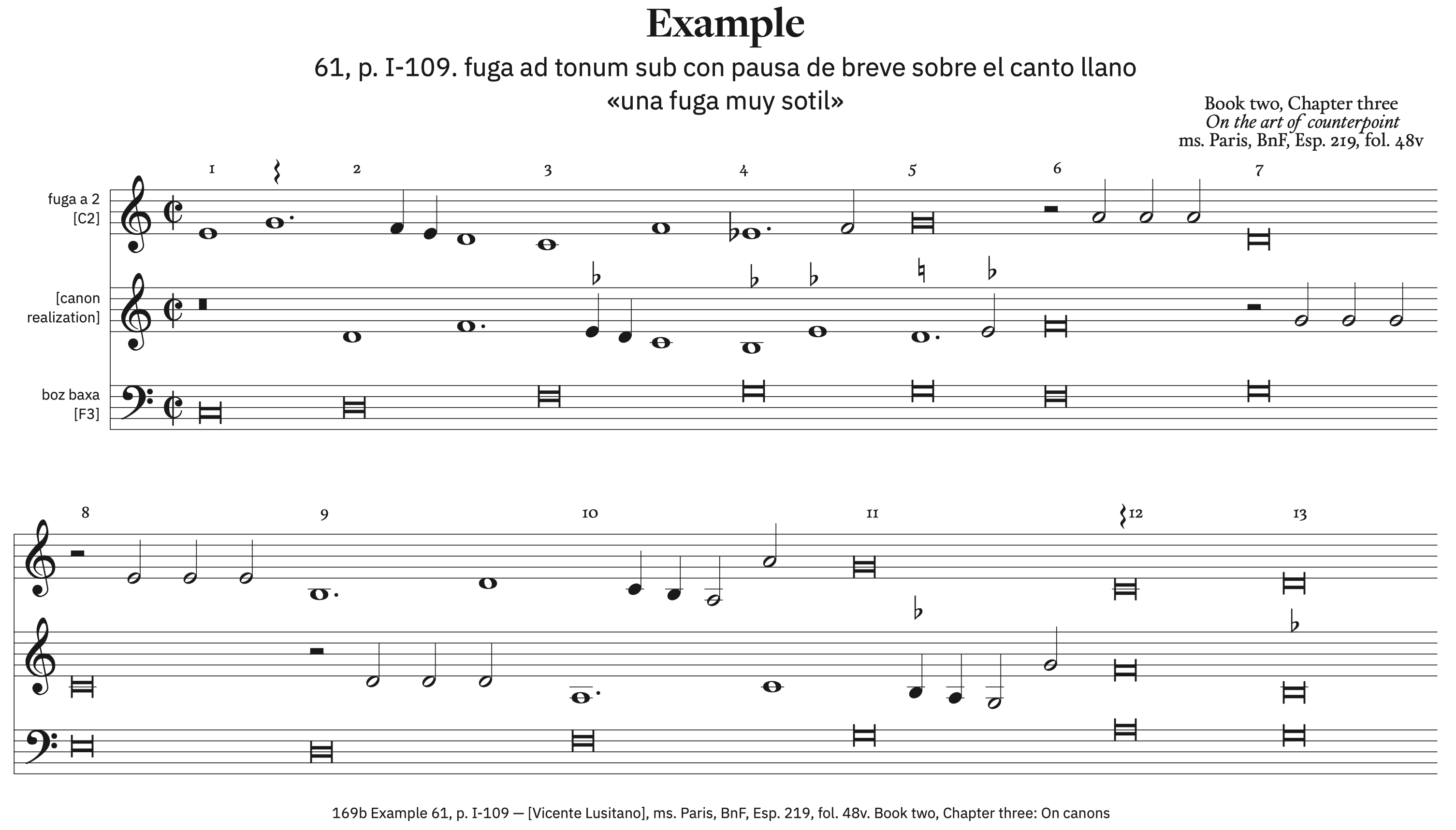 169b Example 61, p. I-109 &ndash; with ficta and canon resolution