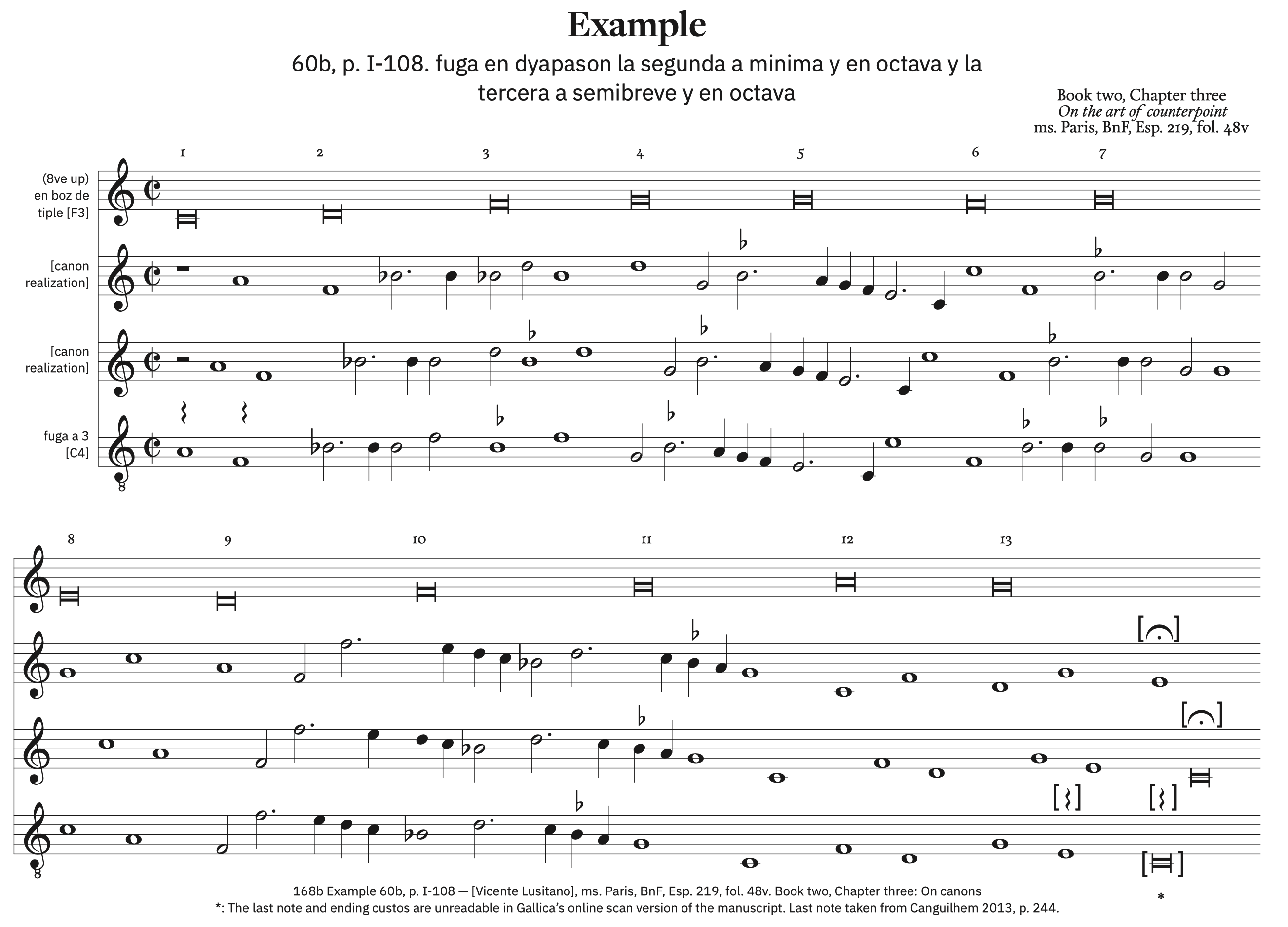 168b Example 60b, p. I-108 &ndash; with ficta and canon resolution